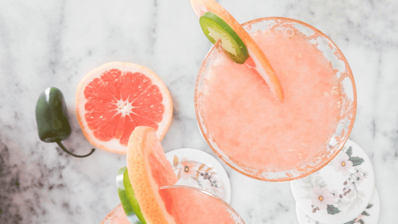 cocktail Peau magnifique pamplemousse thé vert
