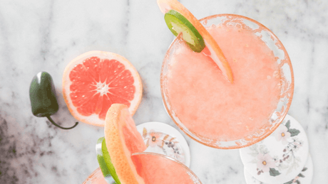 cocktail Peau magnifique pamplemousse thé vert