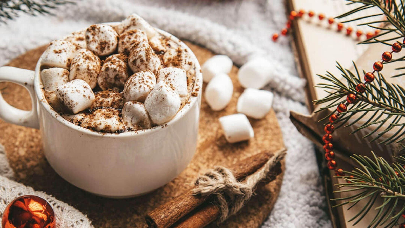 chocolat chaud de Noël au collagène