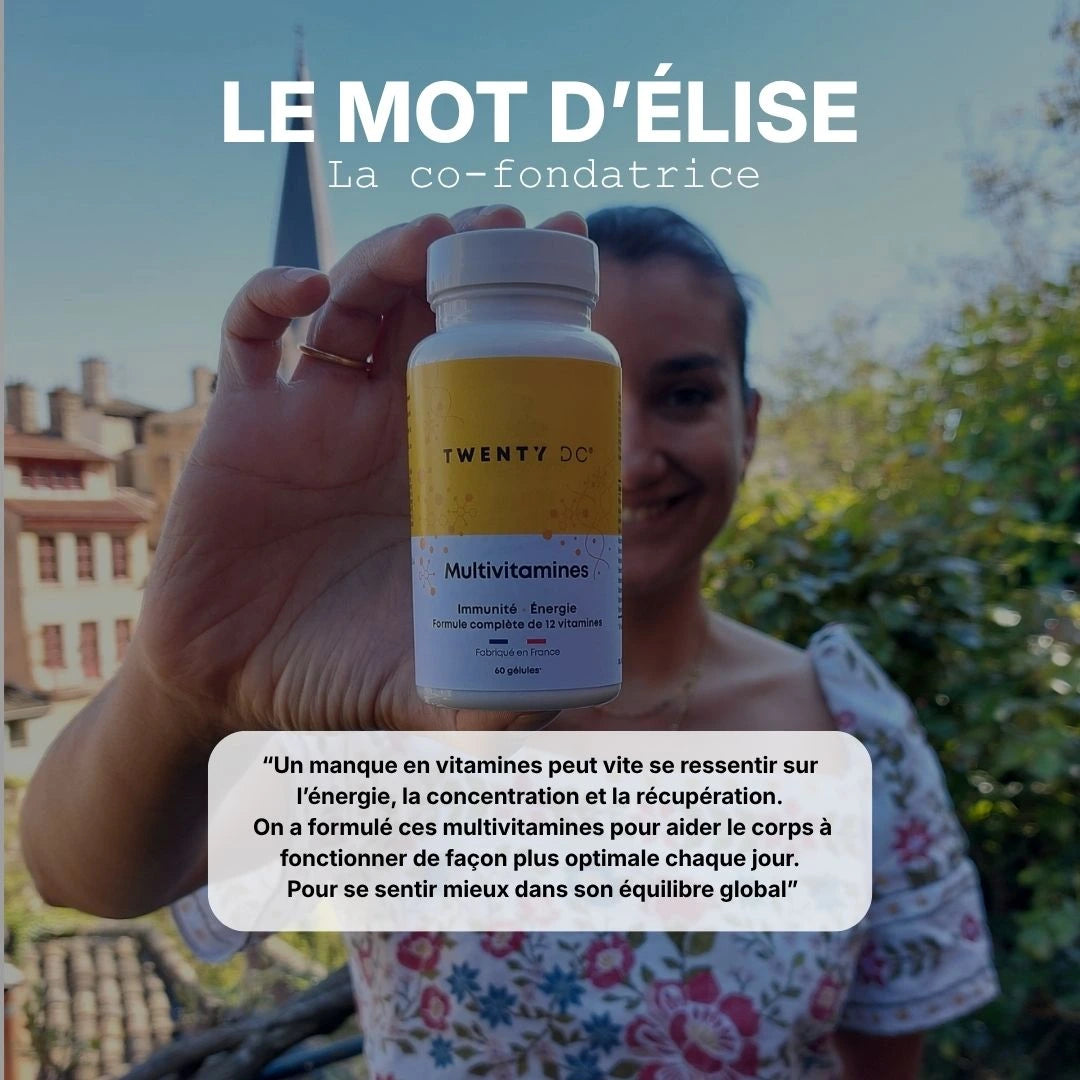 Multivitamines le mot de la cofondatrice