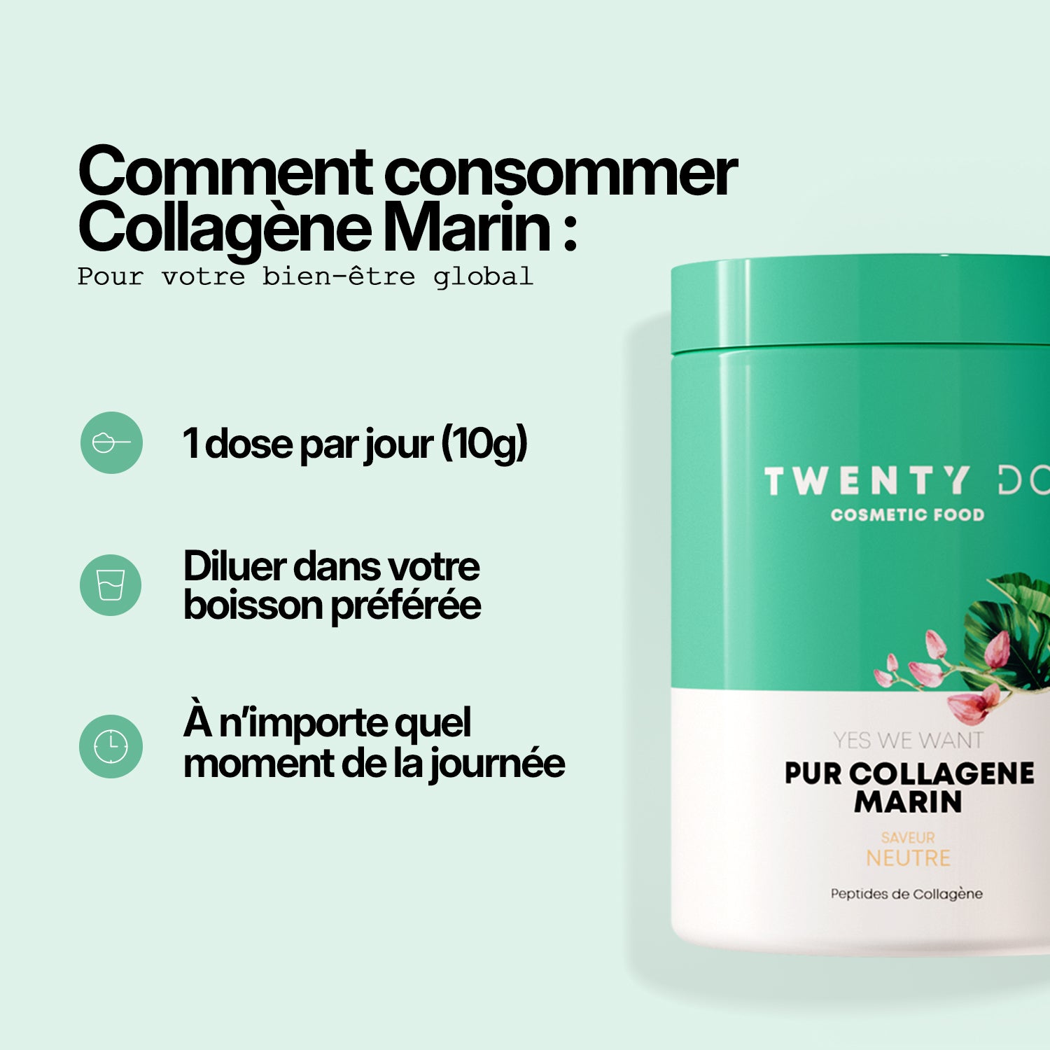 comment consommer le collagène marin