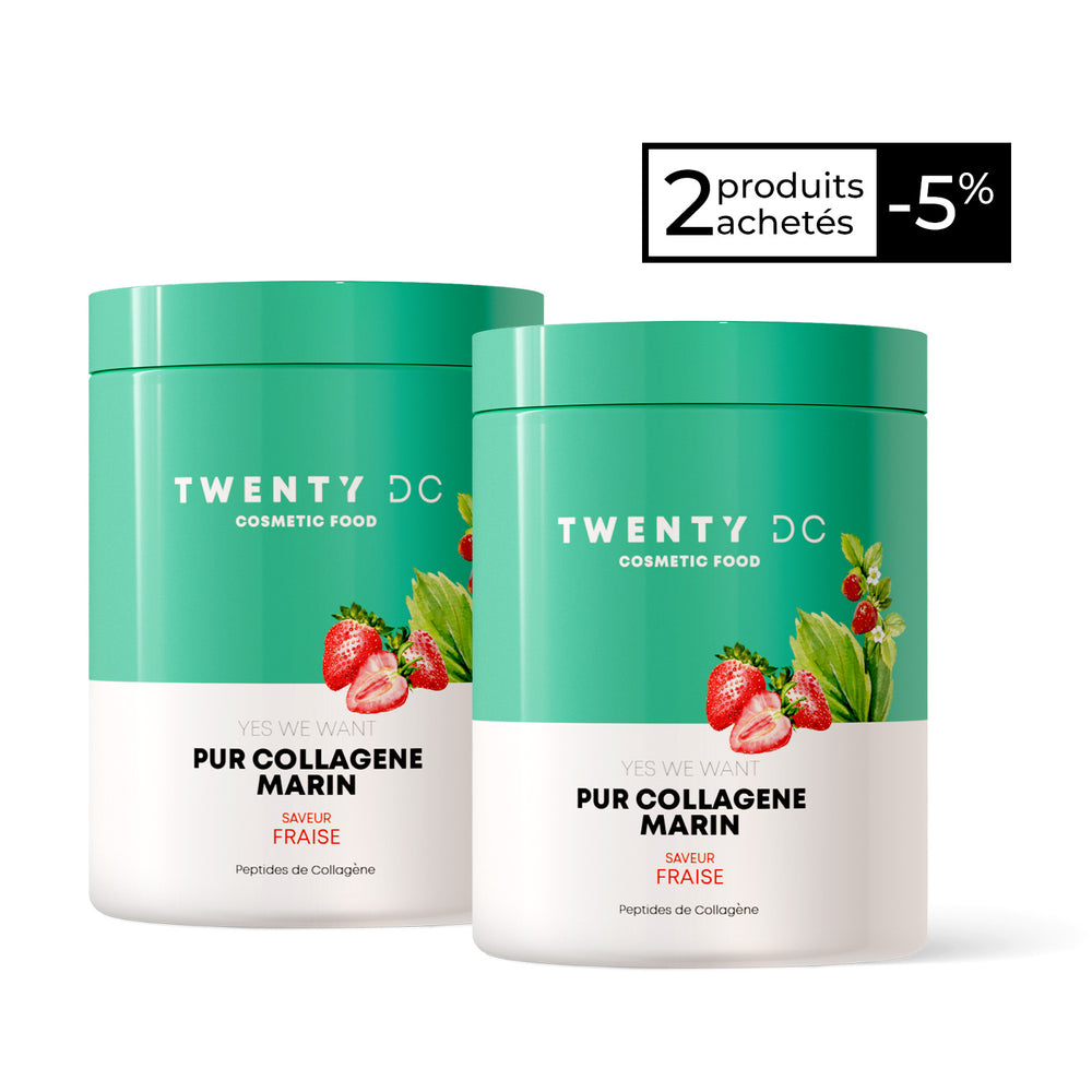 Lot de 2 : Collagène marin pur